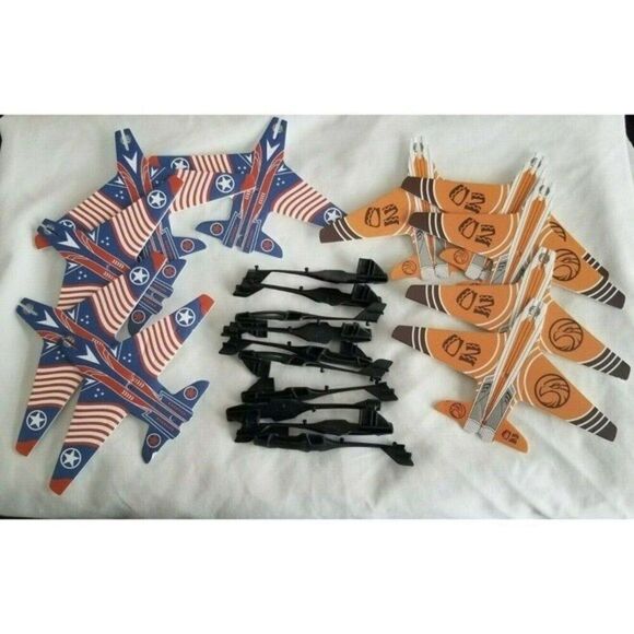 Bubble Catapult Airplanes Refills 2 Designs 10 Planes by CAIfnv New - Picture 1 of 4